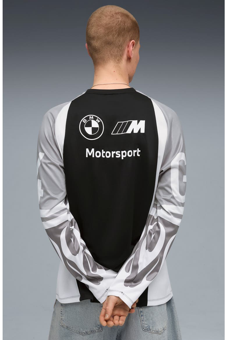 x BMW M Motorsport Lifestyle Racing Jersey, Alternate, color, PUMA BLACK
