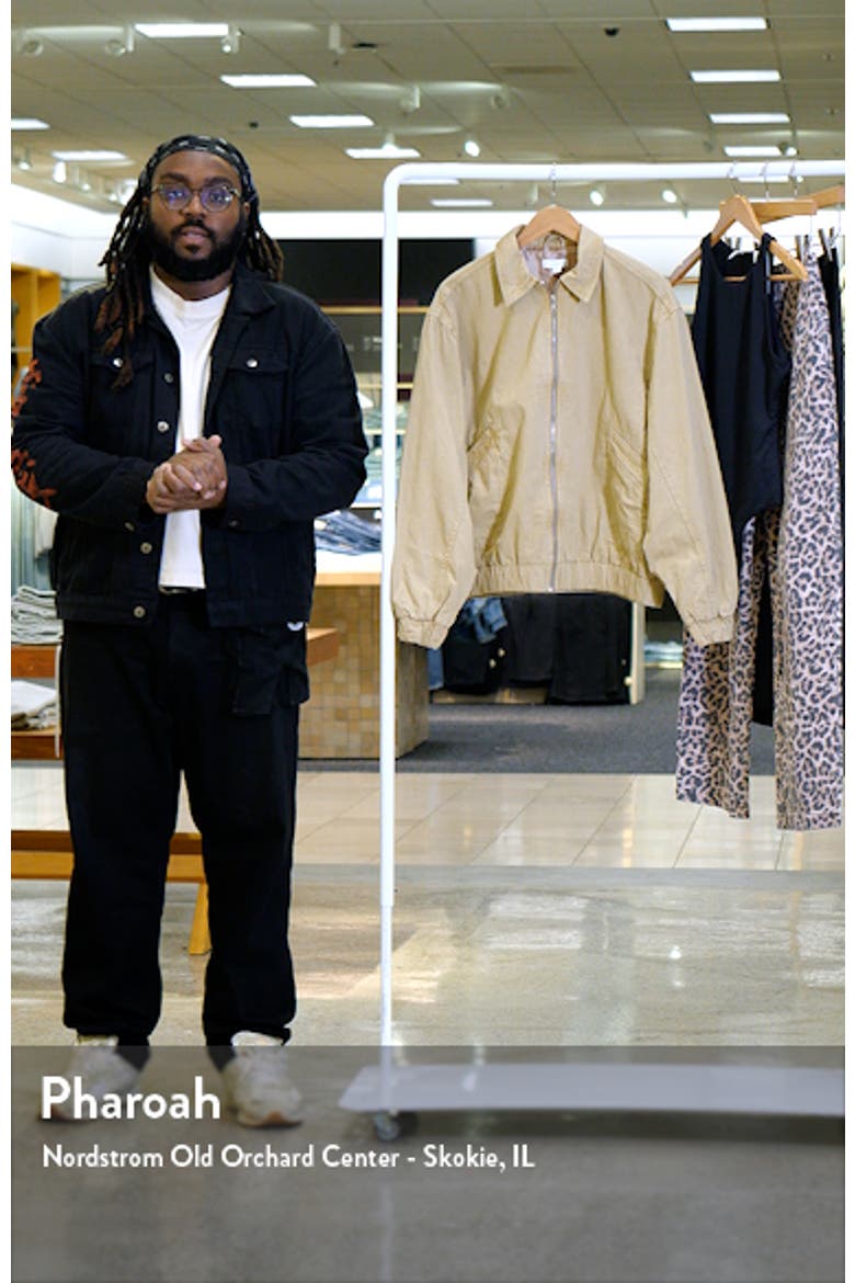Oversize Cotton Bomber Jacket video