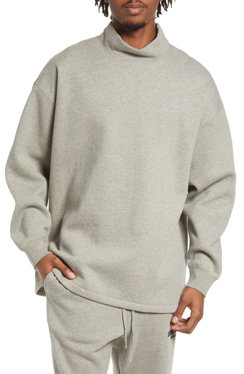 Fear of God Essentials Relaxed Cotton Blend Sweatshirt, Main, color,