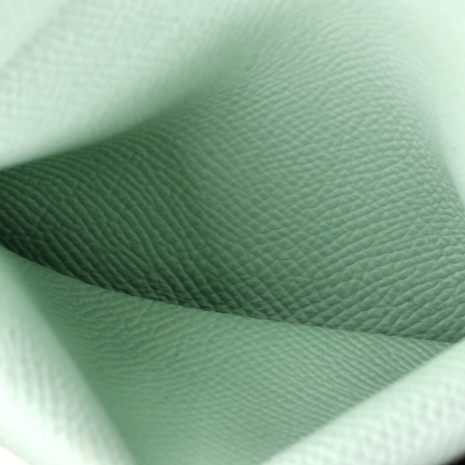Calvi Duo Card Holder Epsom, Alternate, color, Green