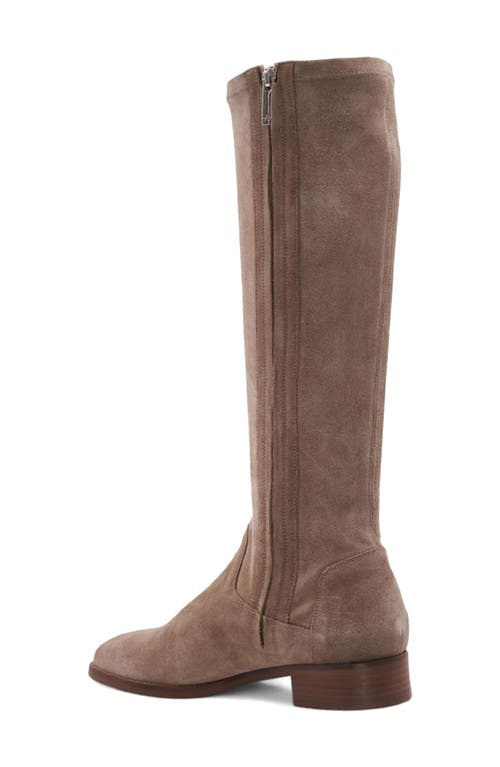 Aquatalia Sabrena Water Resistant Knee High Boot In Brown