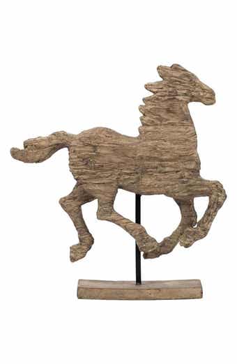 A & B Home Defiance Spirited Horse Accent Decor