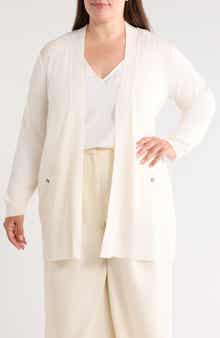 Pocket Open Front Cardigan