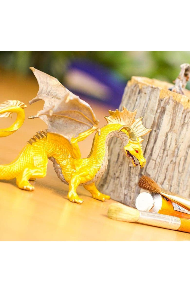 Safari Ltd. Golden Dragon Toy, Alternate, color, NO COLOR