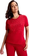 Jessica London Fine Gauge Crewneck Knit Shell