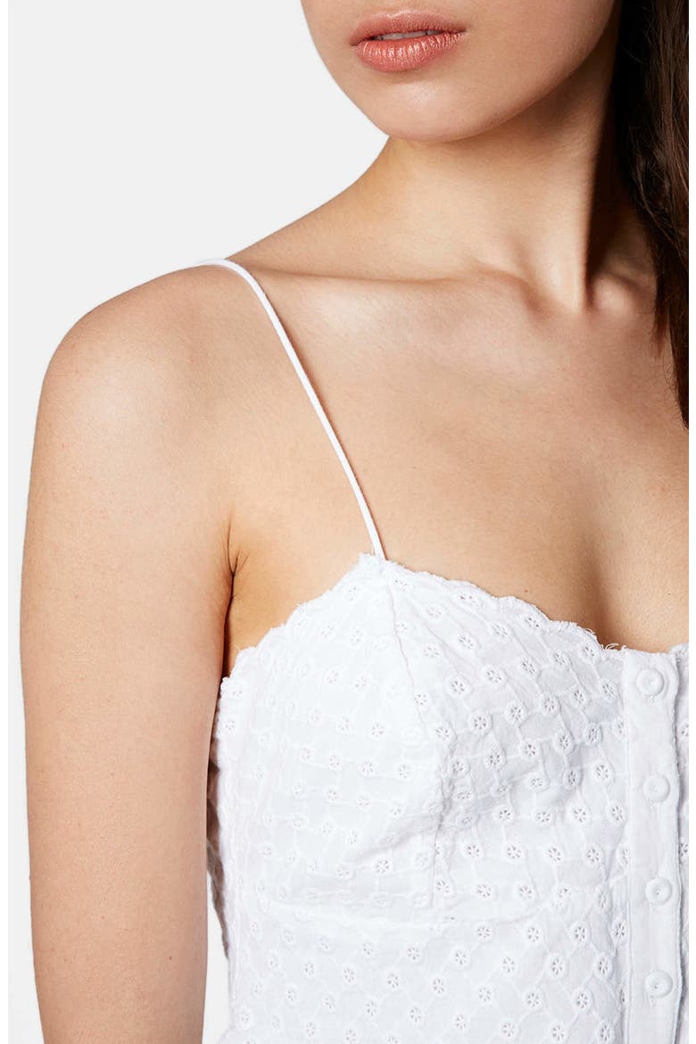 Cotton Eyelet Sundress, Alternate, color, WHITE