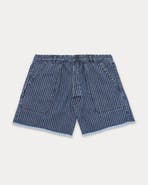 Fortela Colonel Pinstripe Denim Shorts