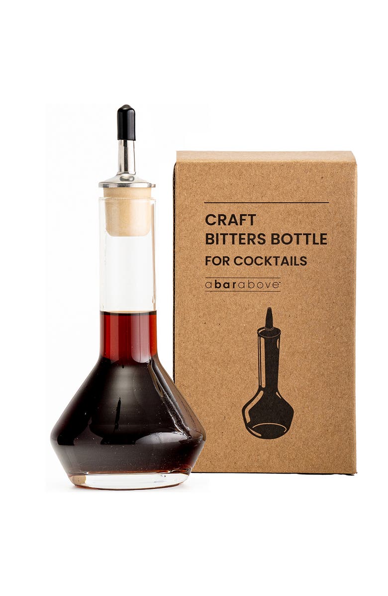A Bar Above Bitters Bottle, 3.4 oz, Main, color, Glass