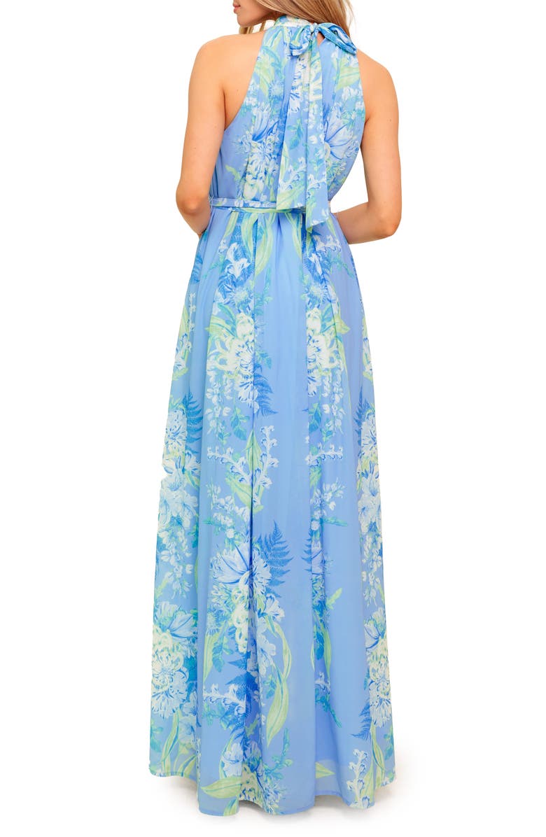 FLYING TOMATO Halter Maxi Dress, Alternate, color,