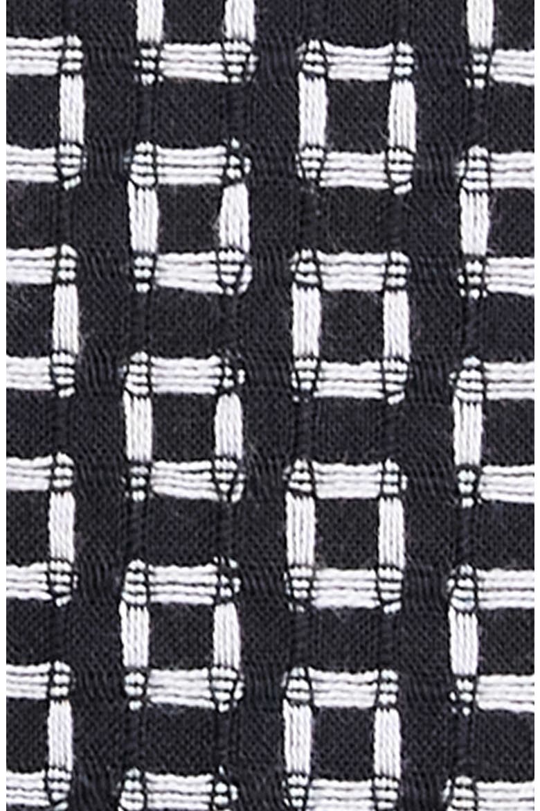Noll Gemometric Cotton Camp Shirt, Alternate, color, BLACK/ WHITE