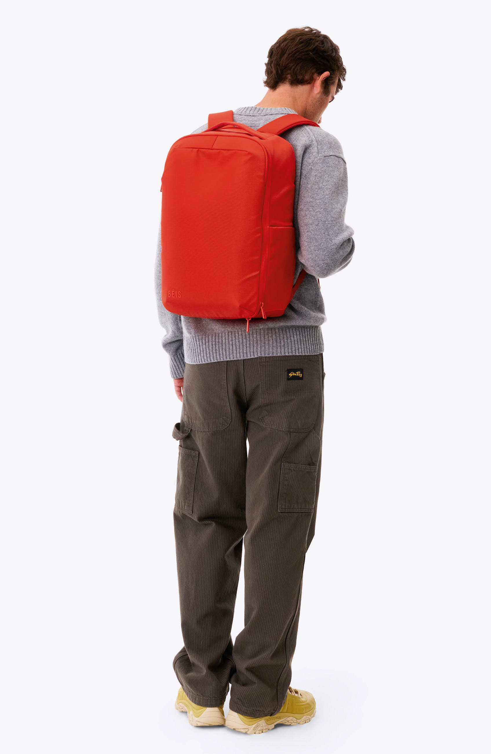 The Pro Travel Backpack, Alternate, color, FLAME