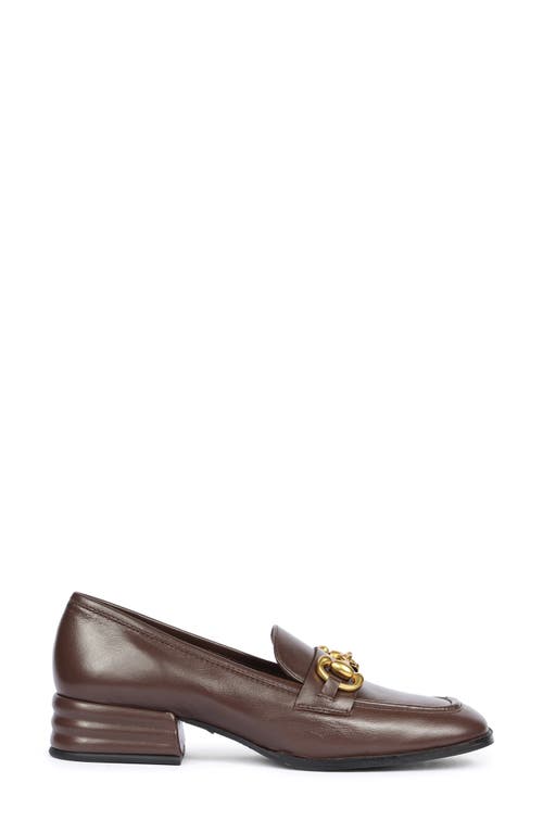 Saint G Abelia Bit Loafer Pump In Coffee