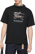 Burberry Knight Sketch Cotton T-shirt
