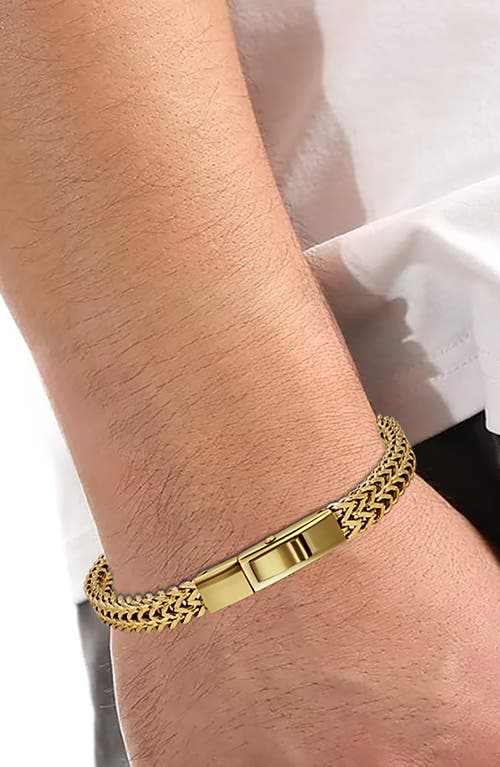 Geoffrey Beene Franco Chain Bracelet In Gold