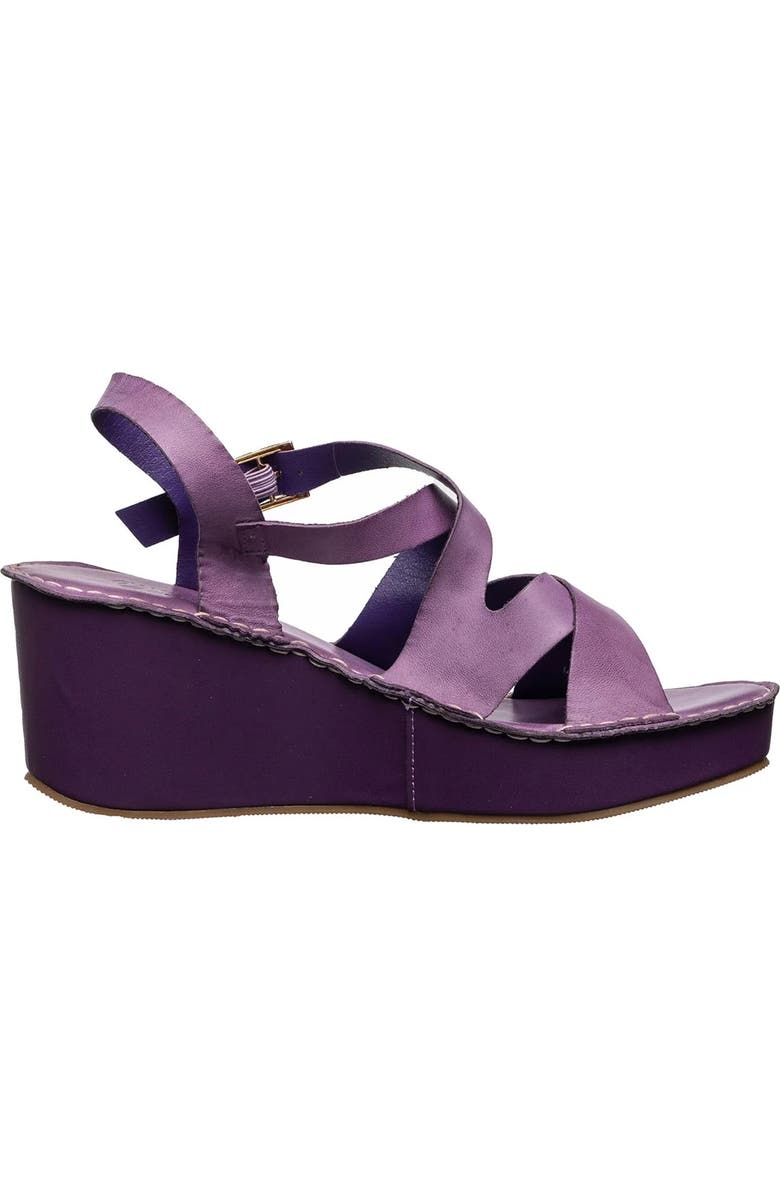 ANTELOPE Sari Platform Wedge Sandal, Alternate, color, Iris