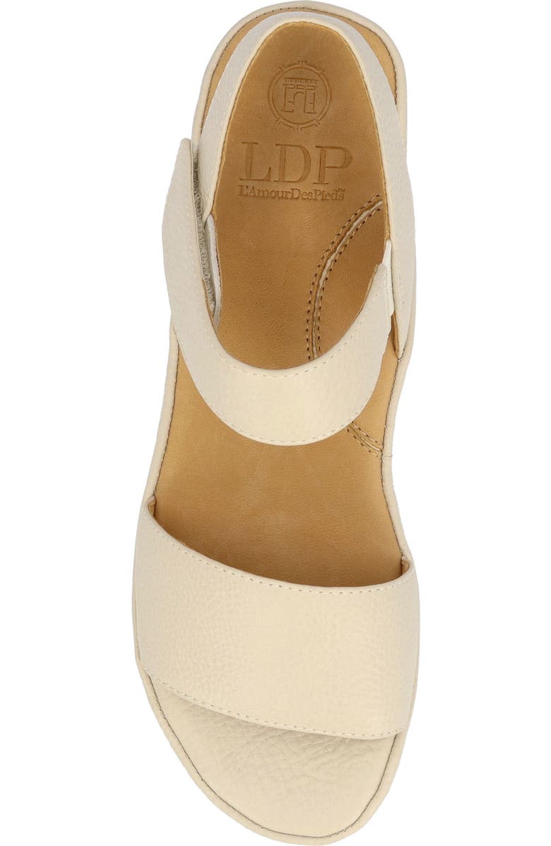 L'Amour des Pieds Abrilla Ankle Strap Sandal, Alternate, color, Cream