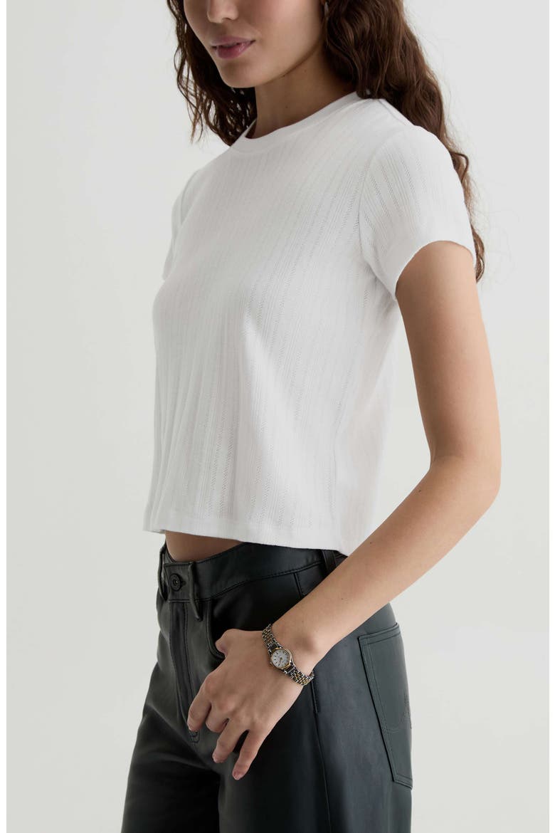 Sadie Crewneck Top, Alternate, color, POWDER