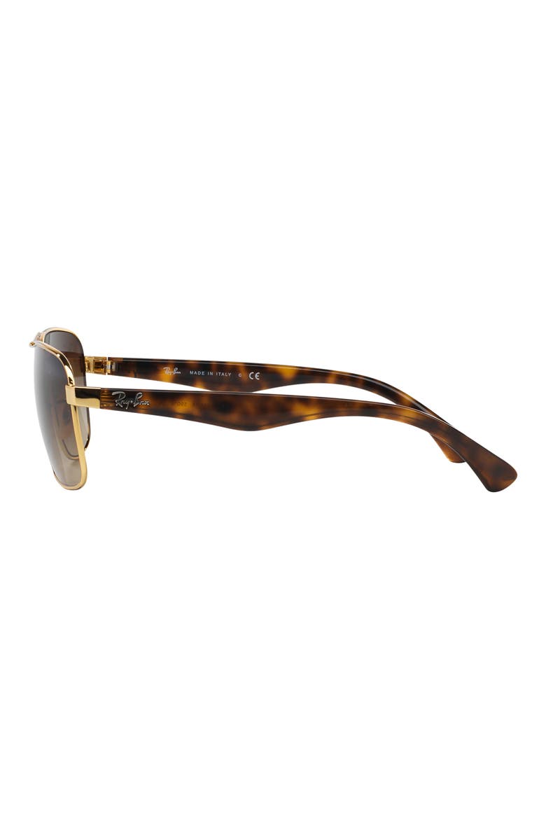 59mm Pilot Sunglasses, Alternate, color, GOLD/ BROWN