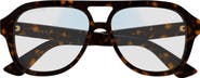 Gucci 55mm Polarized Navigator Sunglasses