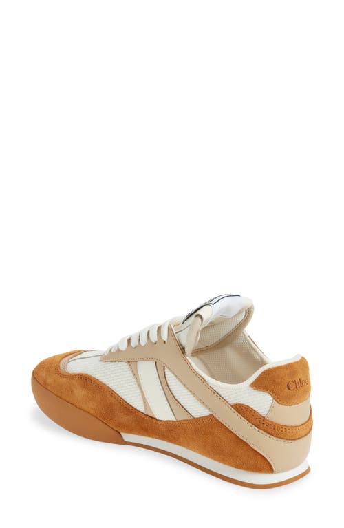 Chloé Kick Low Top Sneaker In Brown