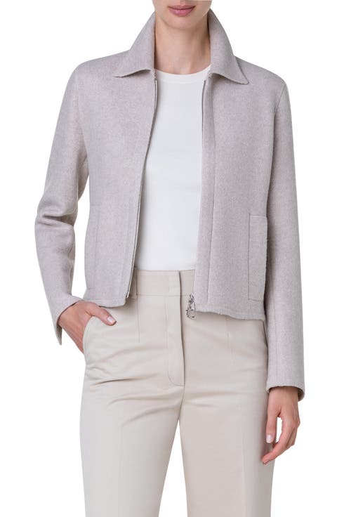 Cashmere Jersey Jacket