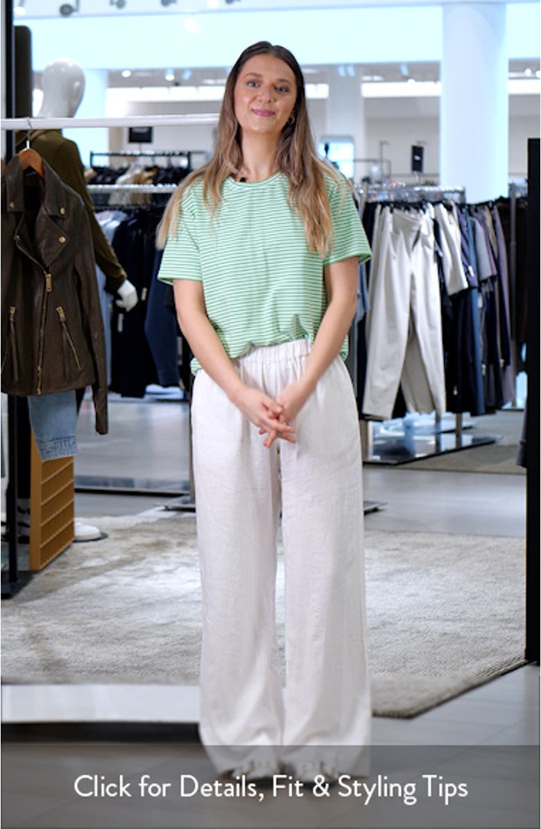 Stripe Crop T-Shirt, sales video thumbnail