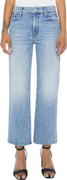 MOTHER Lil Kick It High Waist Straight Leg Jeans