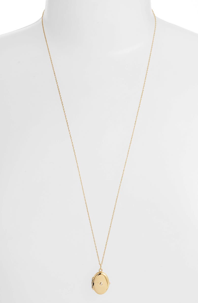 Jennifer Zeuner Eliana Locket Necklace, Alternate, color,