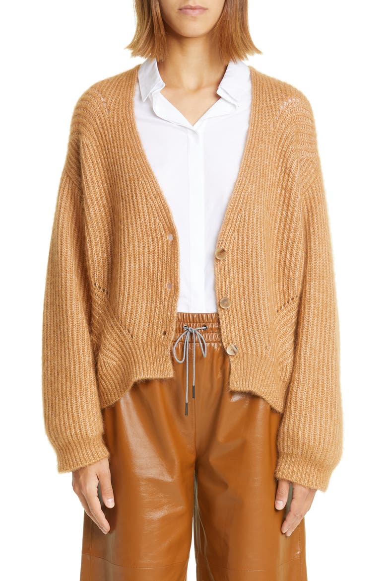 Alpaca & Cotton Cardigan, Main, color, WAFER