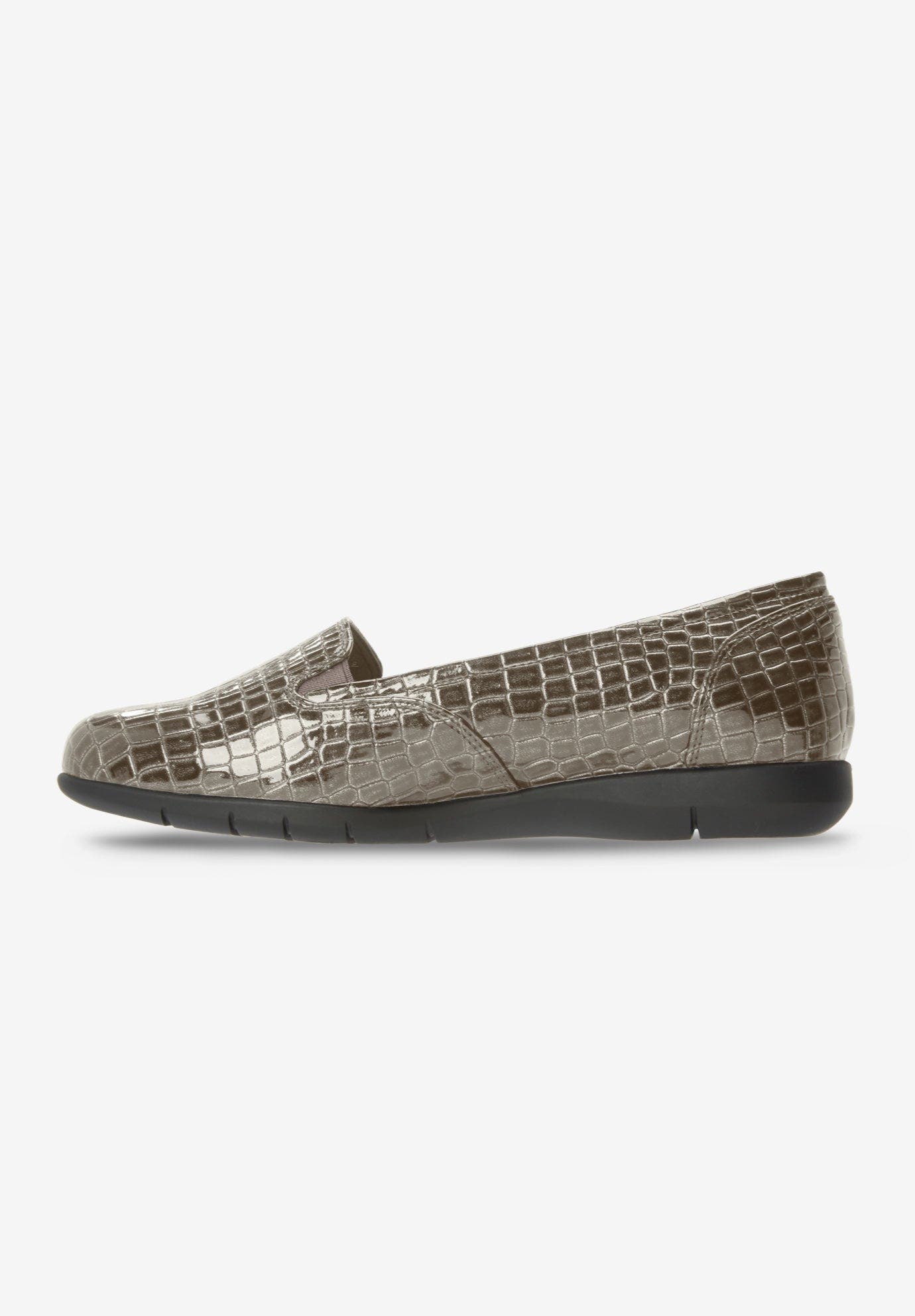 The Leisa Slip On Flat, Alternate, color, GREY
