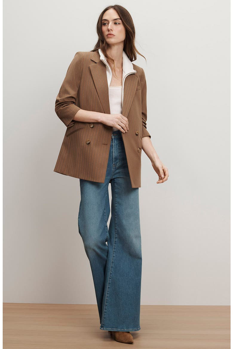 Coupe Pointelle Knit Wool Blend Dickey, Alternate, color, DOVE