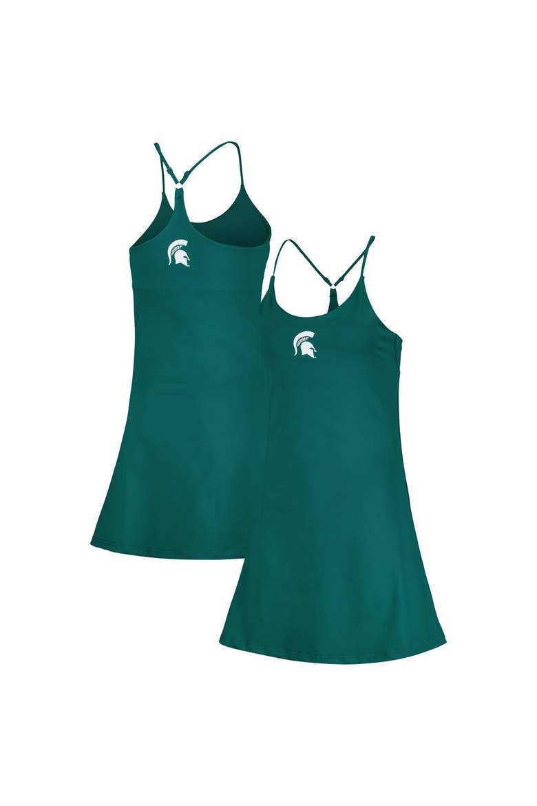 Women's Established & Co. Green Michigan State Spartans Campus Rec Dress, Main, color, Green