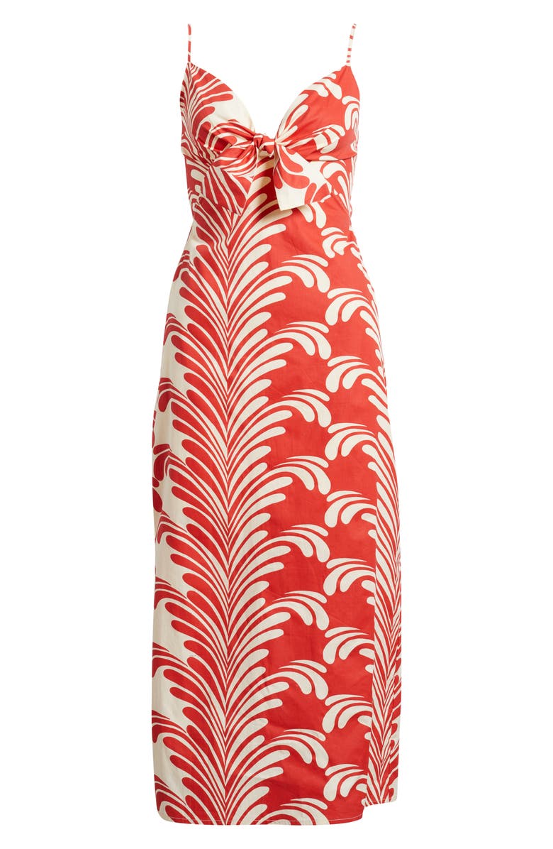 CIEBON Zya Print Sleeveless Maxi Dress, Alternate, color, Red