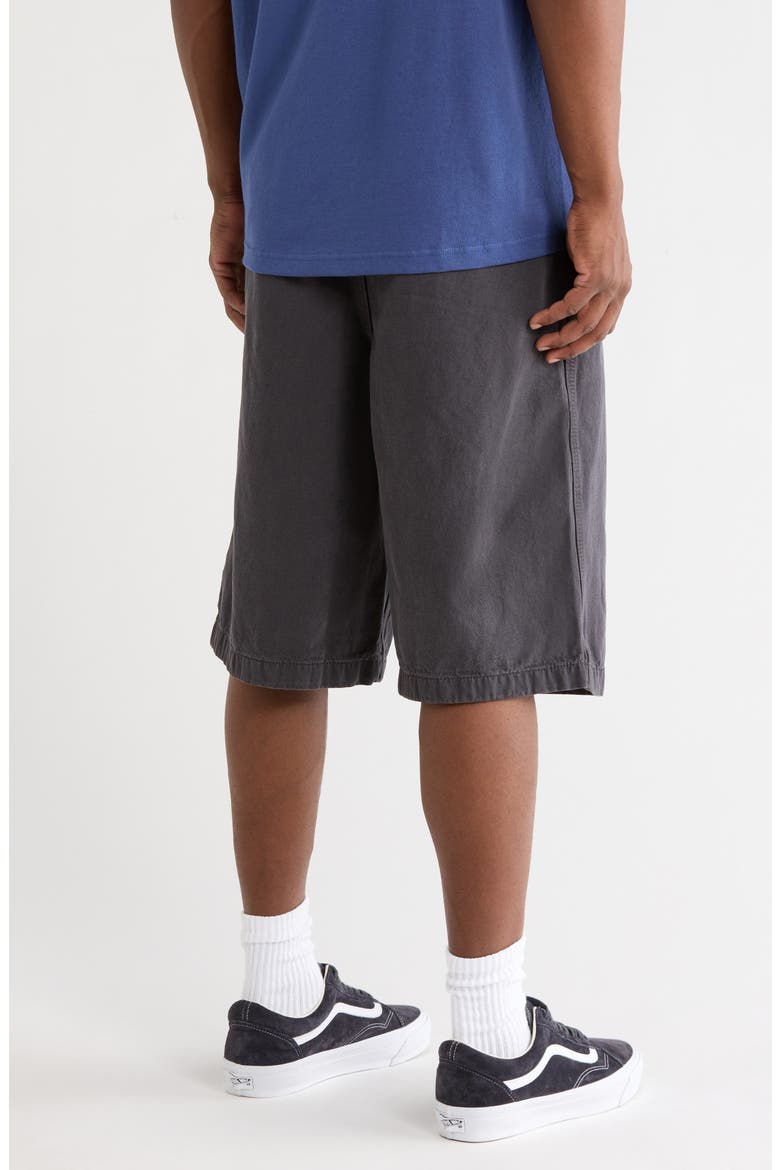 Authentic Baggy Chino Shorts, Alternate, color, CHARCOAL GREY