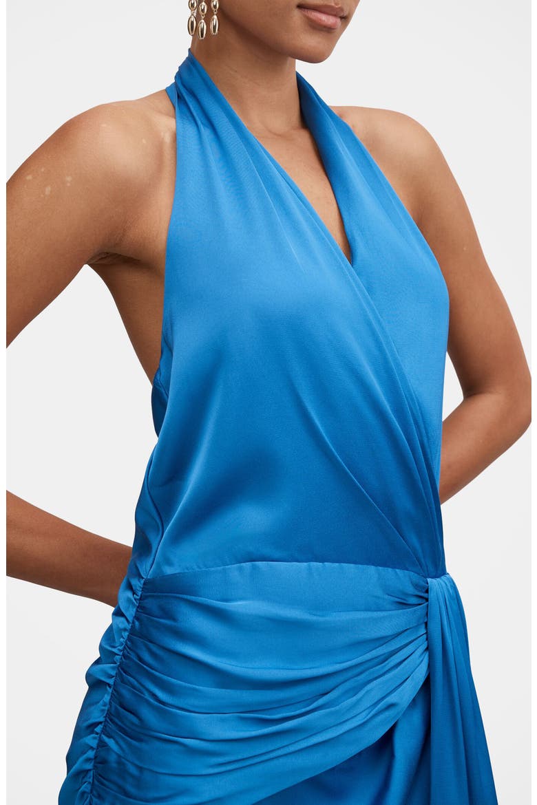Cartia Drape Maxi Dress, Alternate, color, COBALT