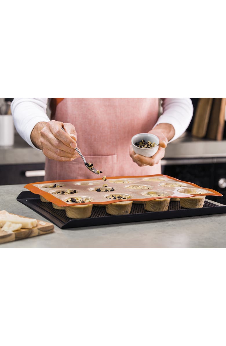 Silpat Perfect Non-Stick 12 Cavity Muffin Mold, Alternate, color,