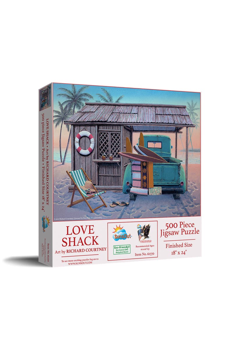 Love Shack 500 piece Jigsaw Puzzle for Adults, Main, color, Multicolor