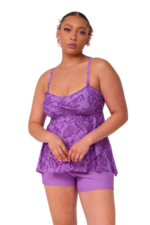 Molly Bandeau Tankini Swimsuit Top