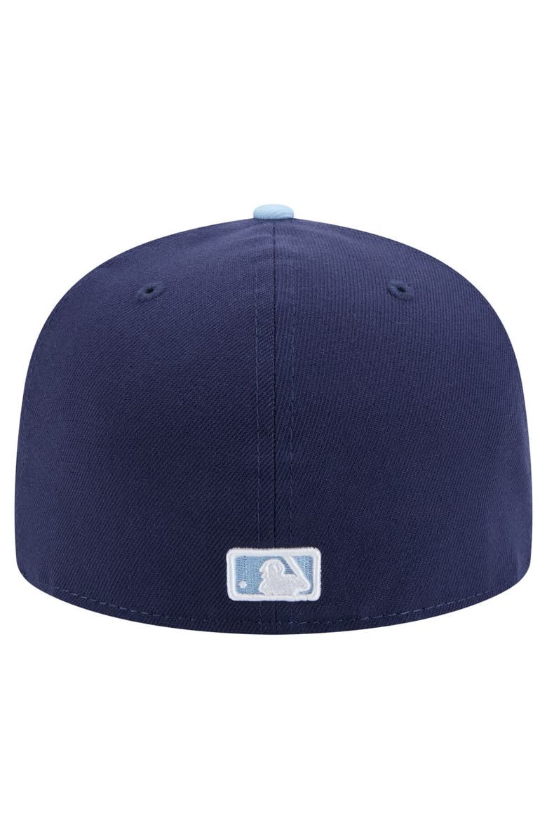New Era Men's New Era Navy/Light Blue Chicago Cubs Color Pack 2-Tone 59FIFTY Fitted Hat, Alternate, color, 
