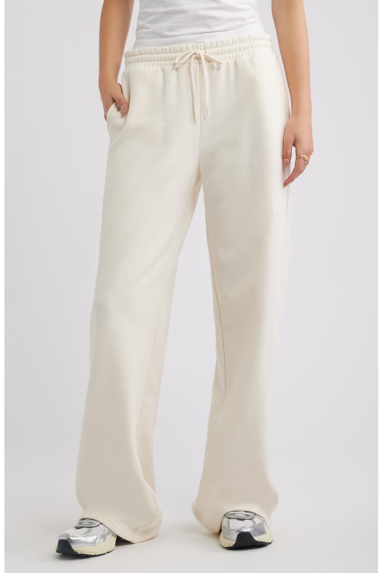 Baggy Wide Leg Sweatpants, Main, color, IVORY ANTIQUE