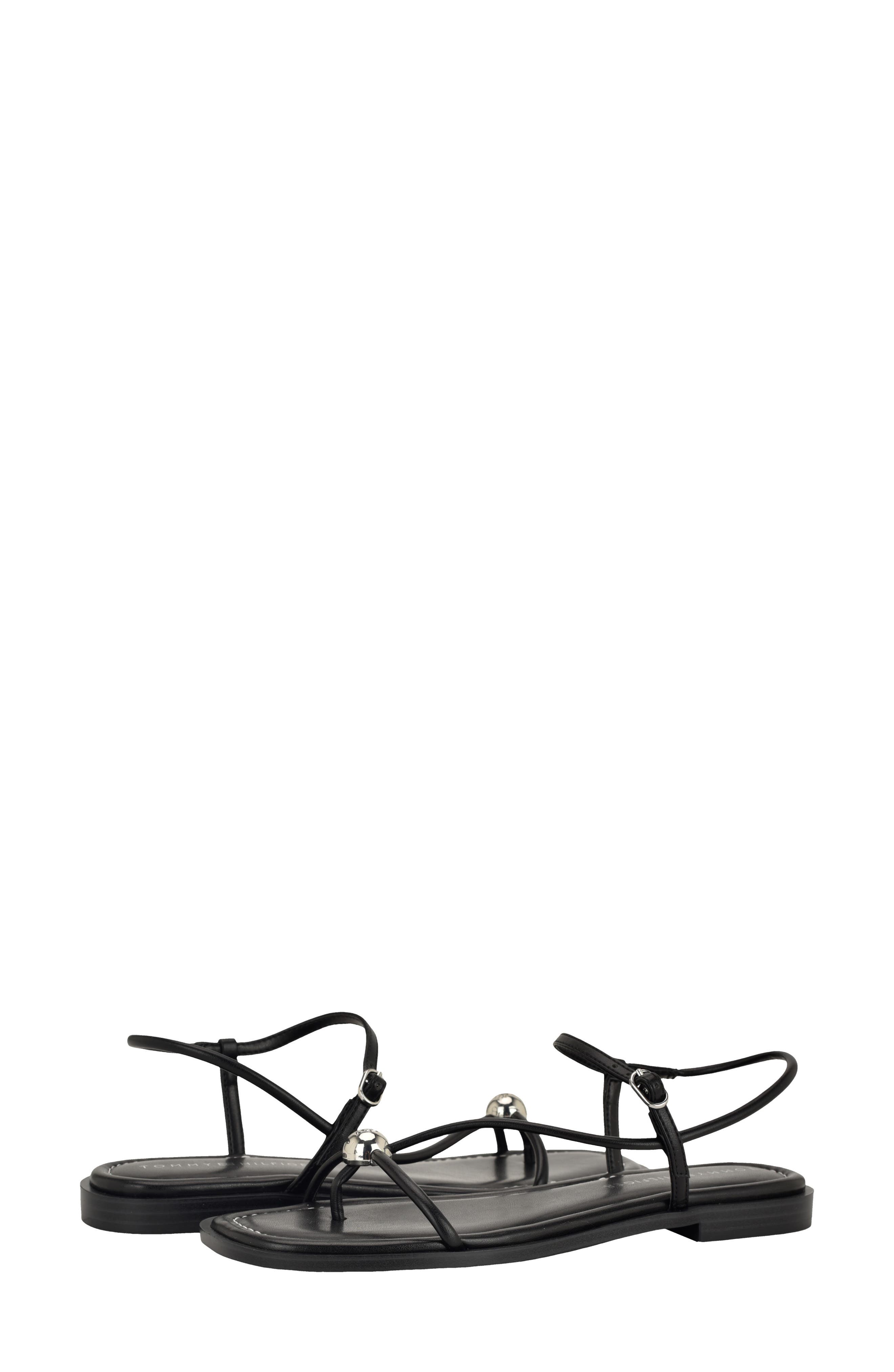 Tommy Hilfiger Taras Sandal, Alternate, color, Black