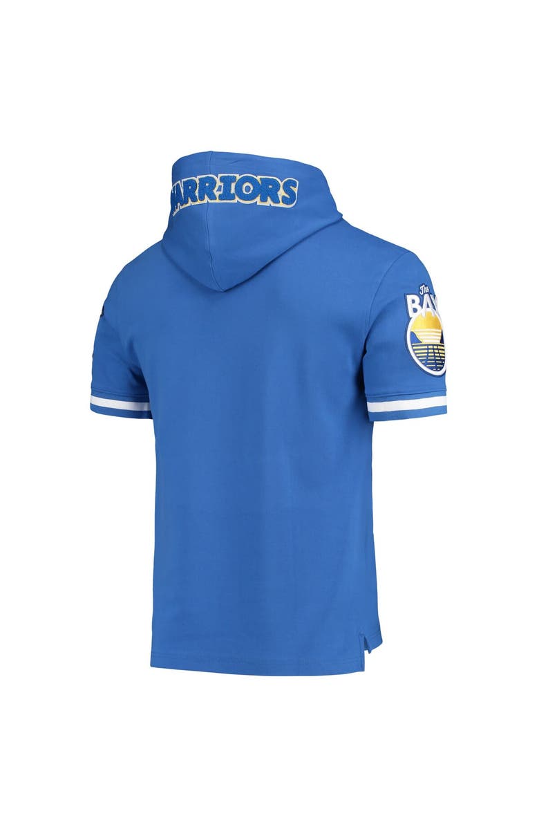PRO STANDARD Men's Pro Standard Klay Thompson Royal Golden State Warriors Name & Number Short Sleeve Pullover Hoodie, Alternate, color, 