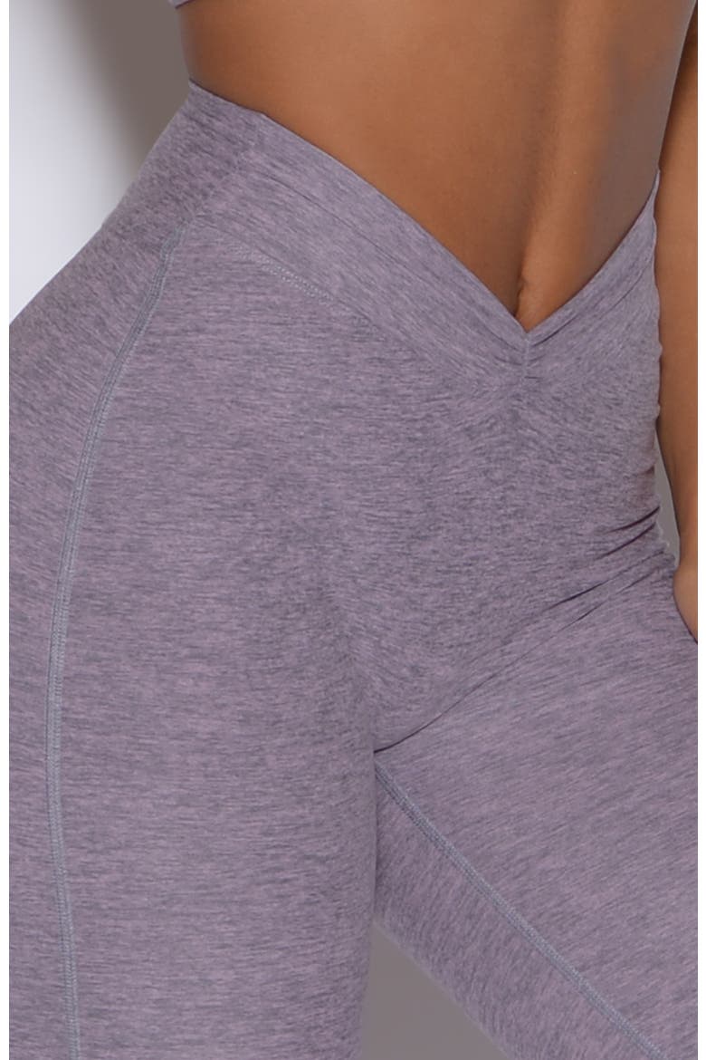 V Active Leggings, Alternate, color, Lilac Grey
