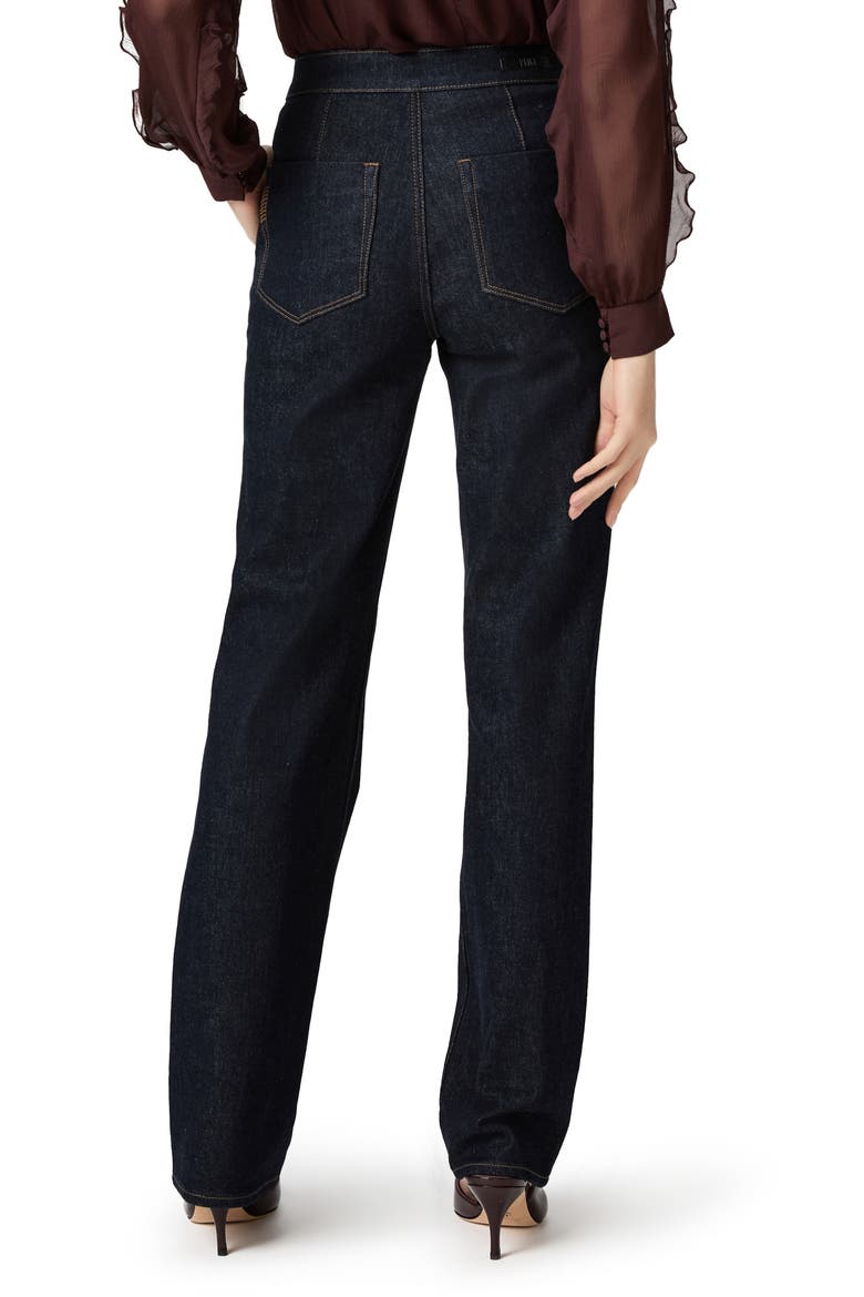 Stevie High Waist Straight Leg Trouser Jeans, Alternate, color, ANDES