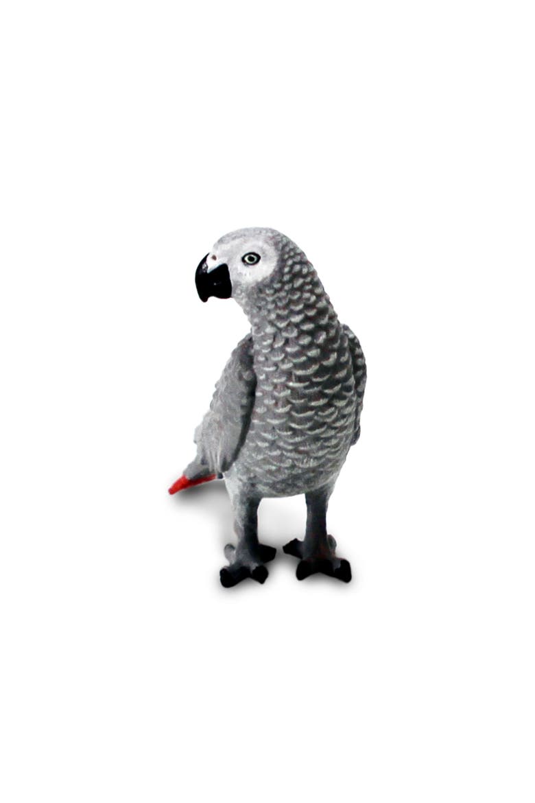 African Gray Parrot Kids Toy Figure, Alternate, color, None