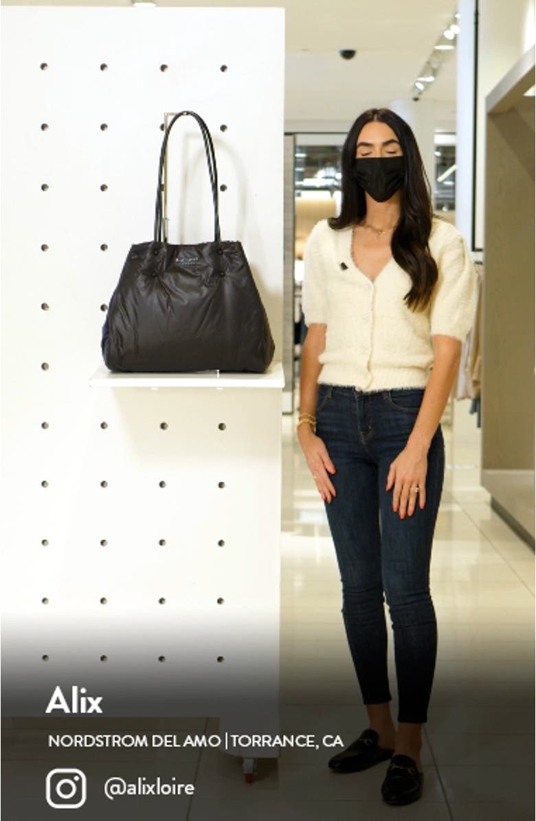 large everything puffy tote, sales video thumbnail