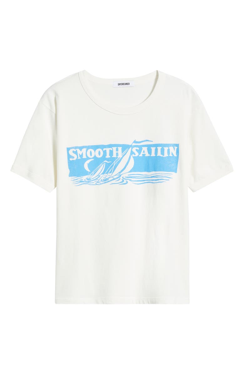 Daydreamer Smooth Sailin' Cotton Graphic T-Shirt, Alternate, color, Vintage White