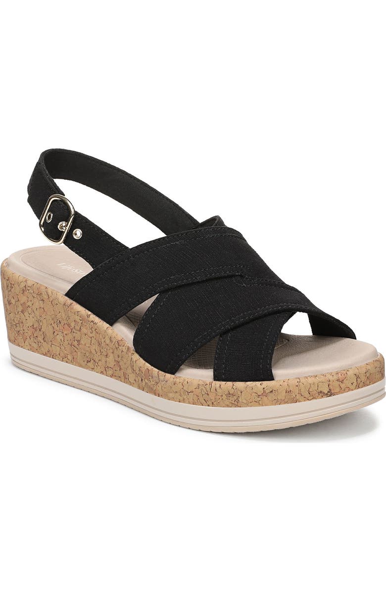 LifeStride Rye Slingback Sandal - Wide Widths Available, Main, color, Black