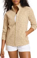 Tommy Bahama Aruba Textured Jacquard Full Zip Sweatshirt