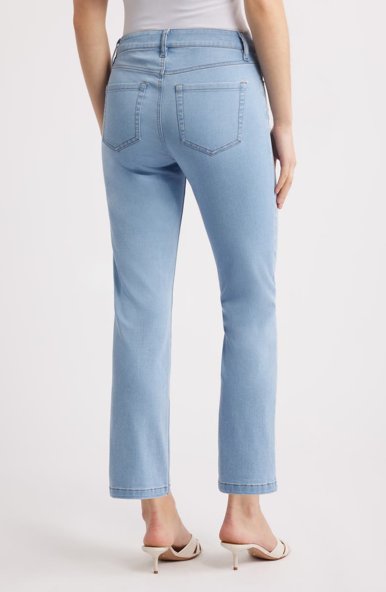 Anne Klein Ankle Slim Straight Leg Jeans, Alternate, color, 